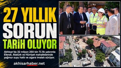 27 Yıllık Sorun Tarih Oluyor: Başkan Dutlulu Altyapı Yatırımını İnceledi