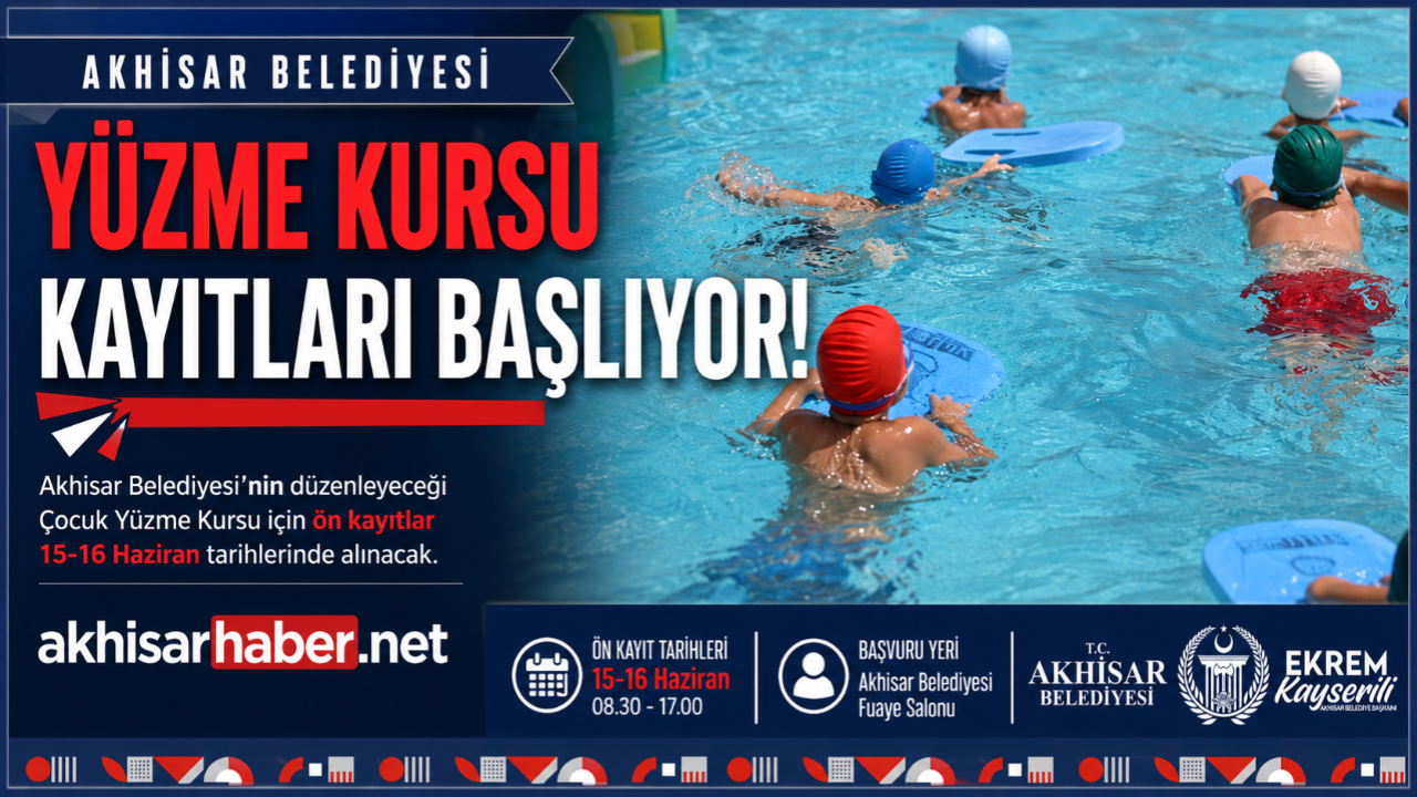 Akhisar Belediyesi Çocuk Yüzme Kursu Kayıtları Başlıyor