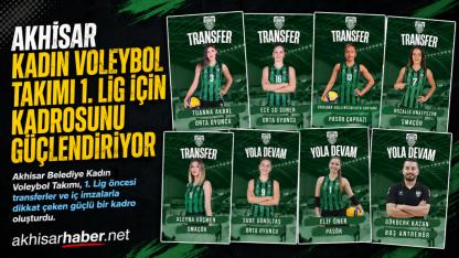 Akhisar Kadın Voleybol Takımı 1. Lig İçin Kadrosunu Güçlendiriyor