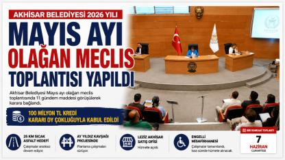 Akhisar Meclisinde 100 Milyon TL Kredi Kararı