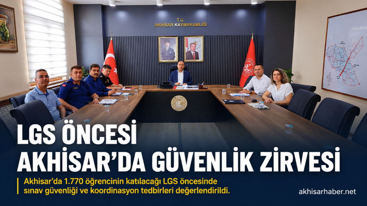 Akhisar’da LGS İçin Son Hazırlıklar Tamamlandı