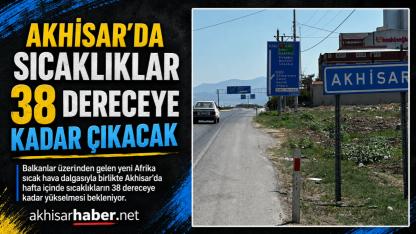 Akhisar’da Sıcaklıklar 38 Dereceye Kadar Çıkacak