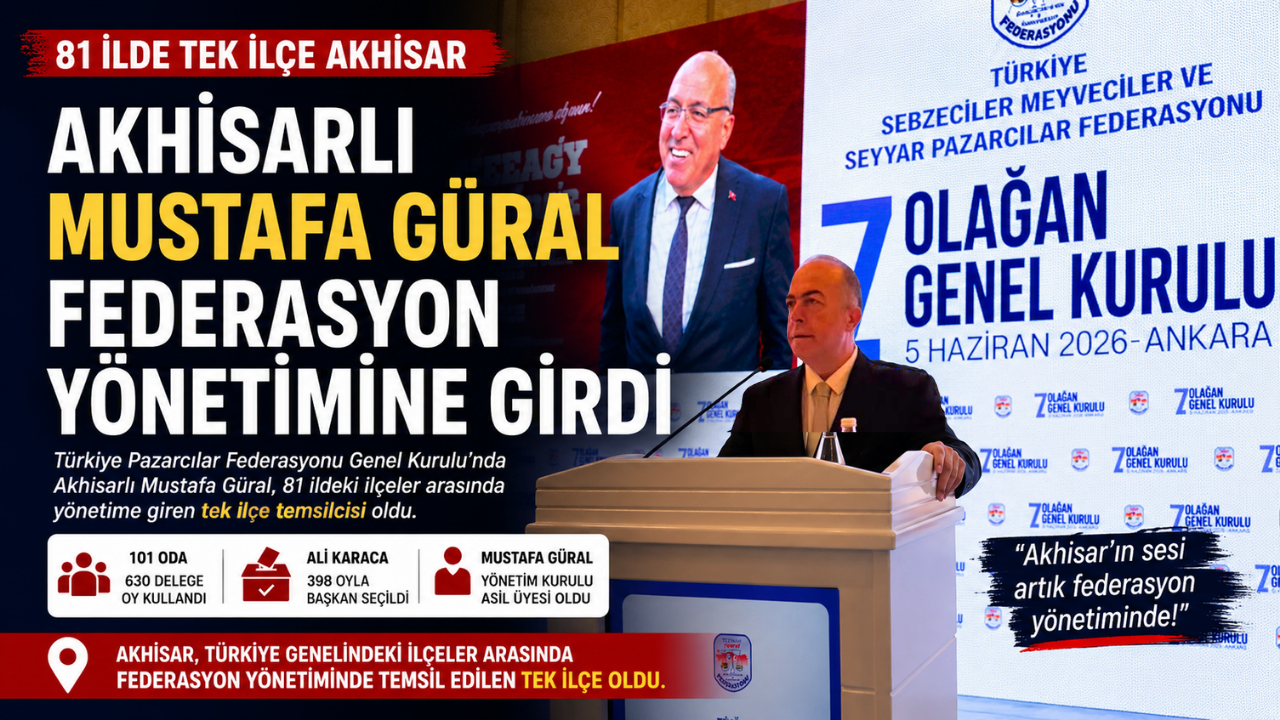 Akhisarlı Mustafa Güral Federasyon Yönetimine Girdi
