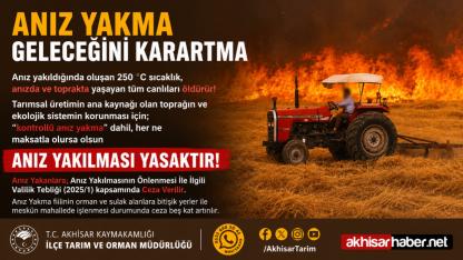 Anız Yakma Uyarısı Yeniden Gündemde