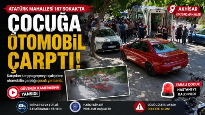 Atatürk Mahallesi'nde Çocuğa Otomobil Çarptı