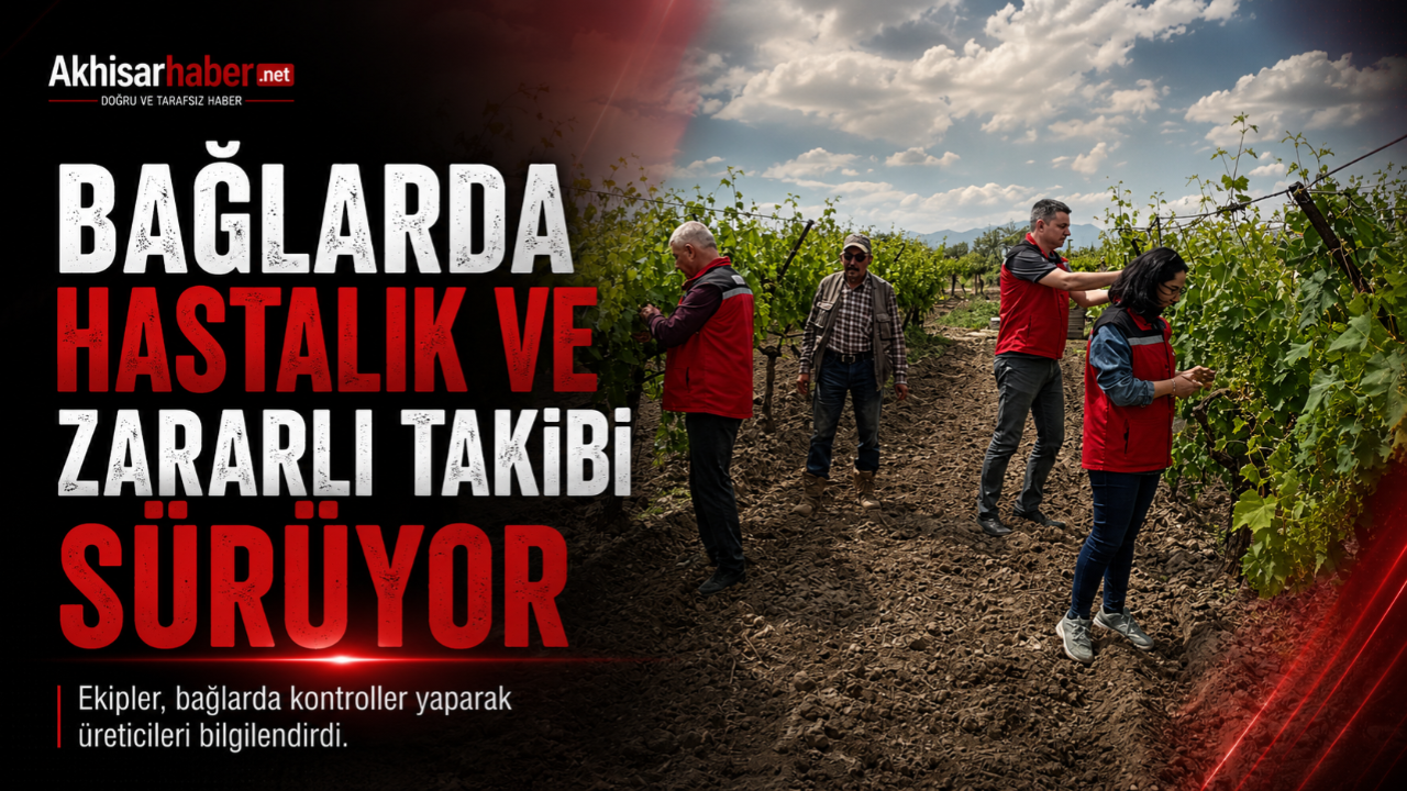 Bağlarda Hastalık ve Zararlı Takibi Sürüyor