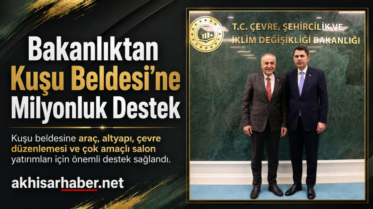 Bakanlıktan Kuşu Beldesi’ne Milyonluk Destek