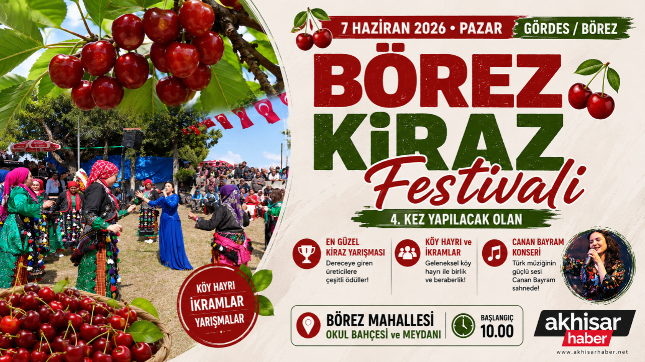 Börez Kiraz Festivali İçin Geri Sayım Başladı