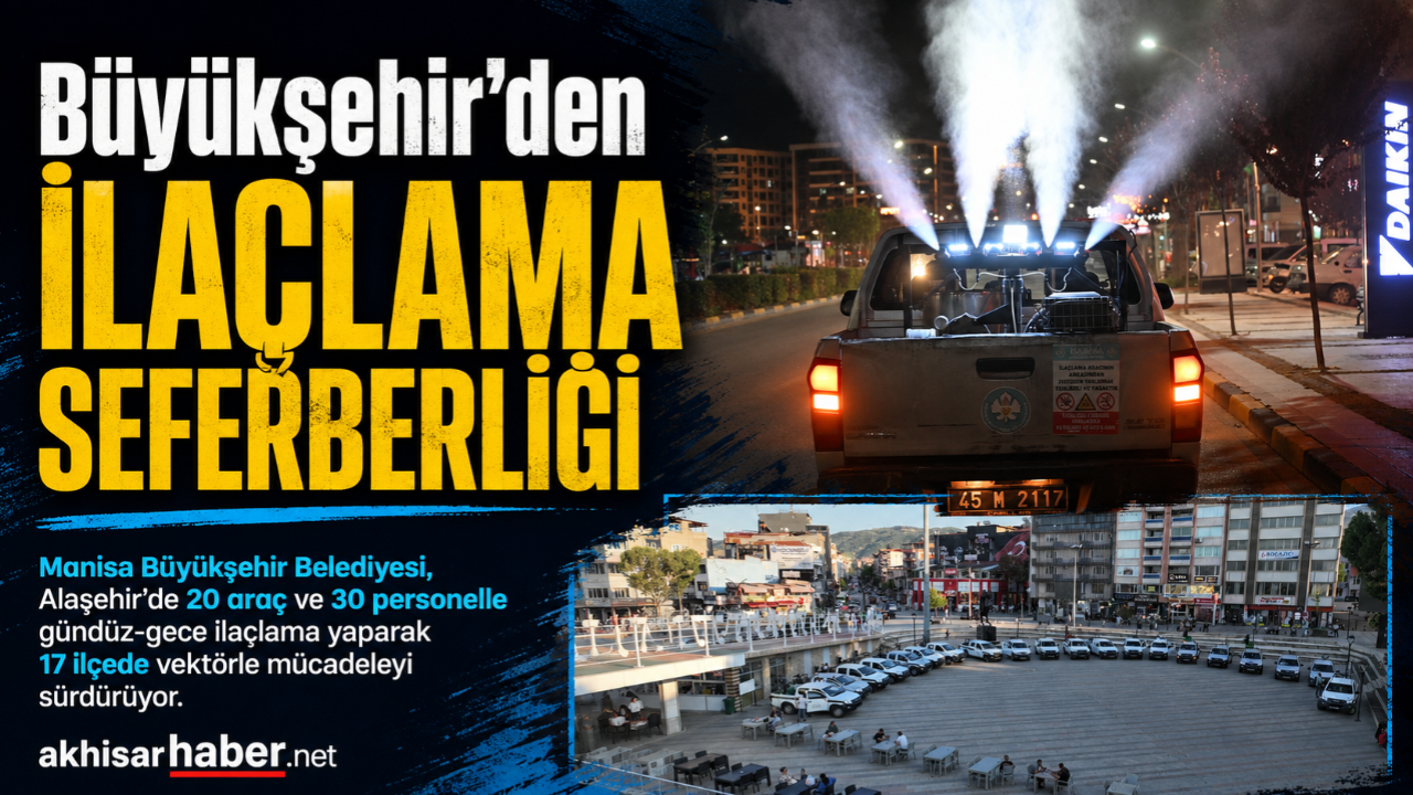 Büyükşehir’den 17 İlçede İlaçlama Seferberliği