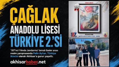 Çağlak Anadolu Lisesi Öğrencisi Türkiye İkincisi Oldu