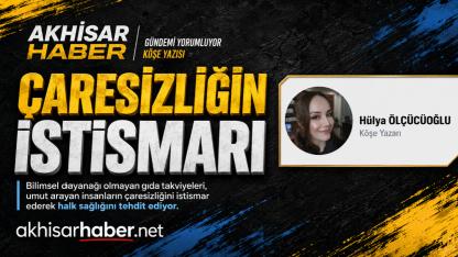 ÇARESİZLİĞİN İSTİSMARI