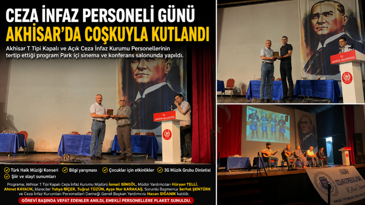 Ceza İnfaz Personeli Günü Akhisar'da Kutlandı