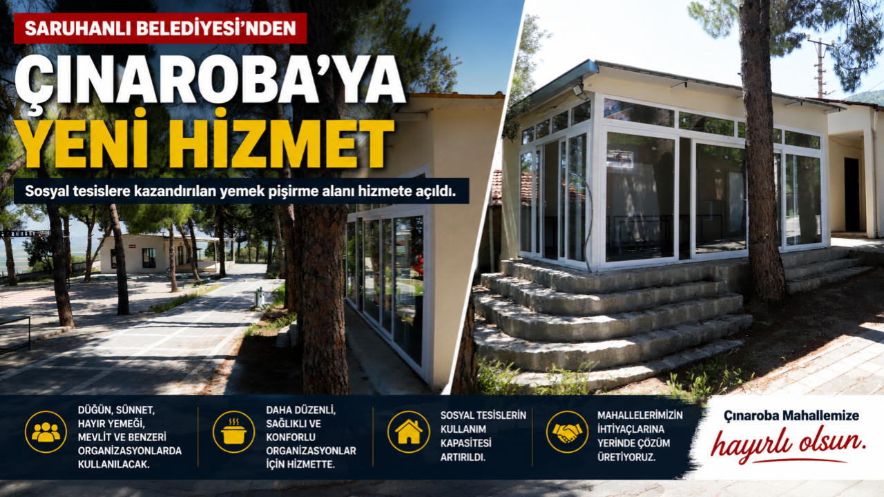 Çınaroba’ya Yeni Sosyal Tesis Desteği