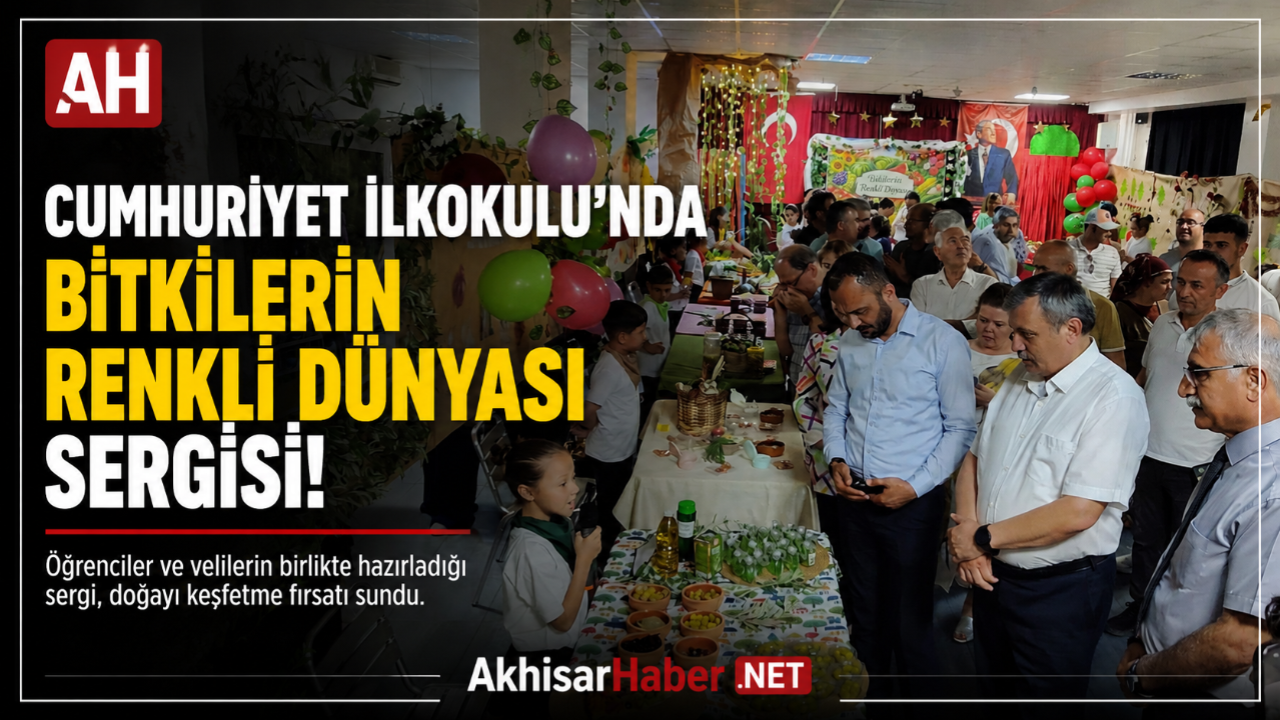 Cumhuriyet İlkokulu’nda “Bitkilerin Renkli Dünyası” Sergisi Büyük Beğeni Topladı