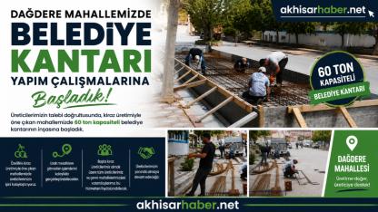 Dağdere’ye 60 Tonluk Belediye Kantarı