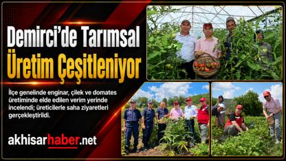 Demirci’de Enginar Hasadı Yüz Güldürdü