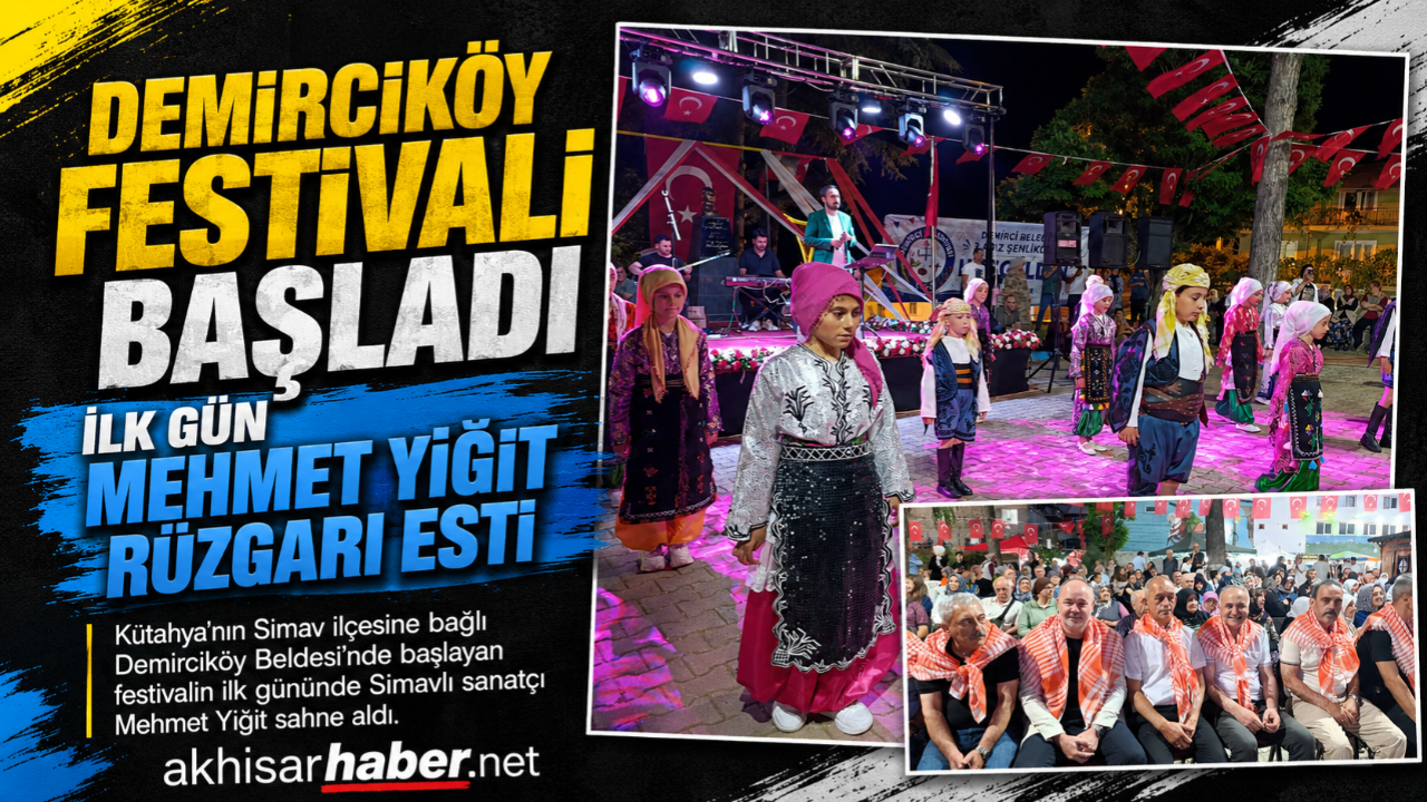 Demirciköy Festivali başladı: İlk gün Mehmet Yiğit rüzgarı esti