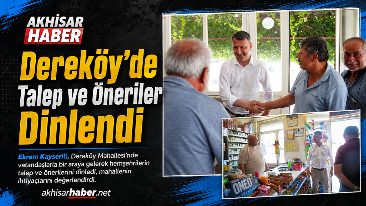 Dereköy’de vatandaşların talepleri dinlendi