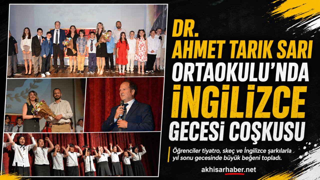 Dr. Ahmet Tarık Sarı Ortaokulu’nda İngilizce Gecesi Coşkusu