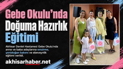 Gebe Okulu’nda anne ve baba adaylarına doğuma hazırlık eğitimi