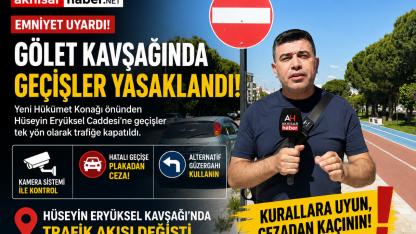 Gölet Kavşağında Yeni Trafik Düzeni