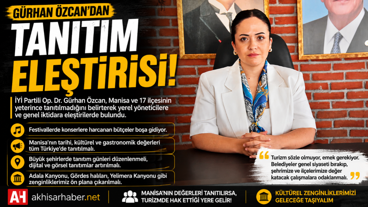 Gürhan Özcan: “Konserlere Değil, Şehrin Değerlerine Yatırım Yapılmalı”