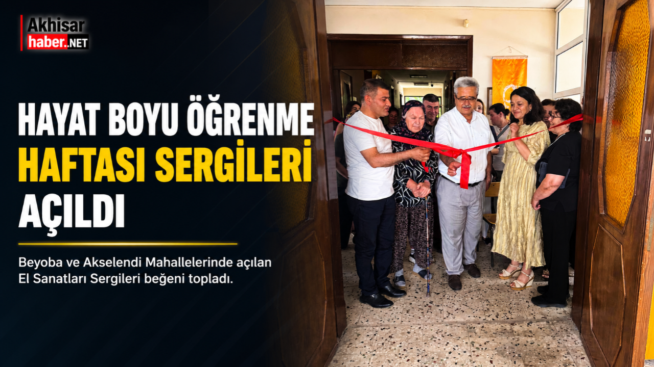 Hayat Boyu Öğrenme Haftası Sergilerine Yoğun İlgi