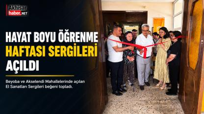 Hayat Boyu Öğrenme Haftası Sergilerine Yoğun İlgi