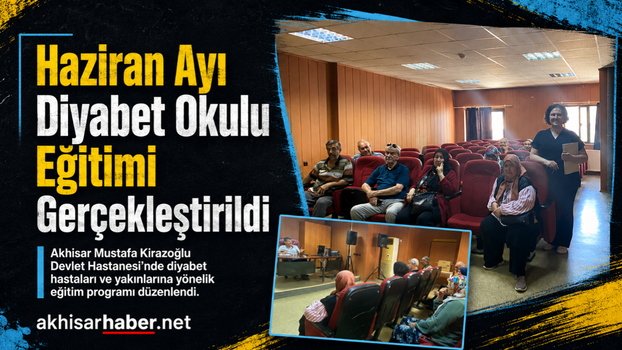 Haziran Ayı Diyabet Okulu Eğitimi Gerçekleştirildi