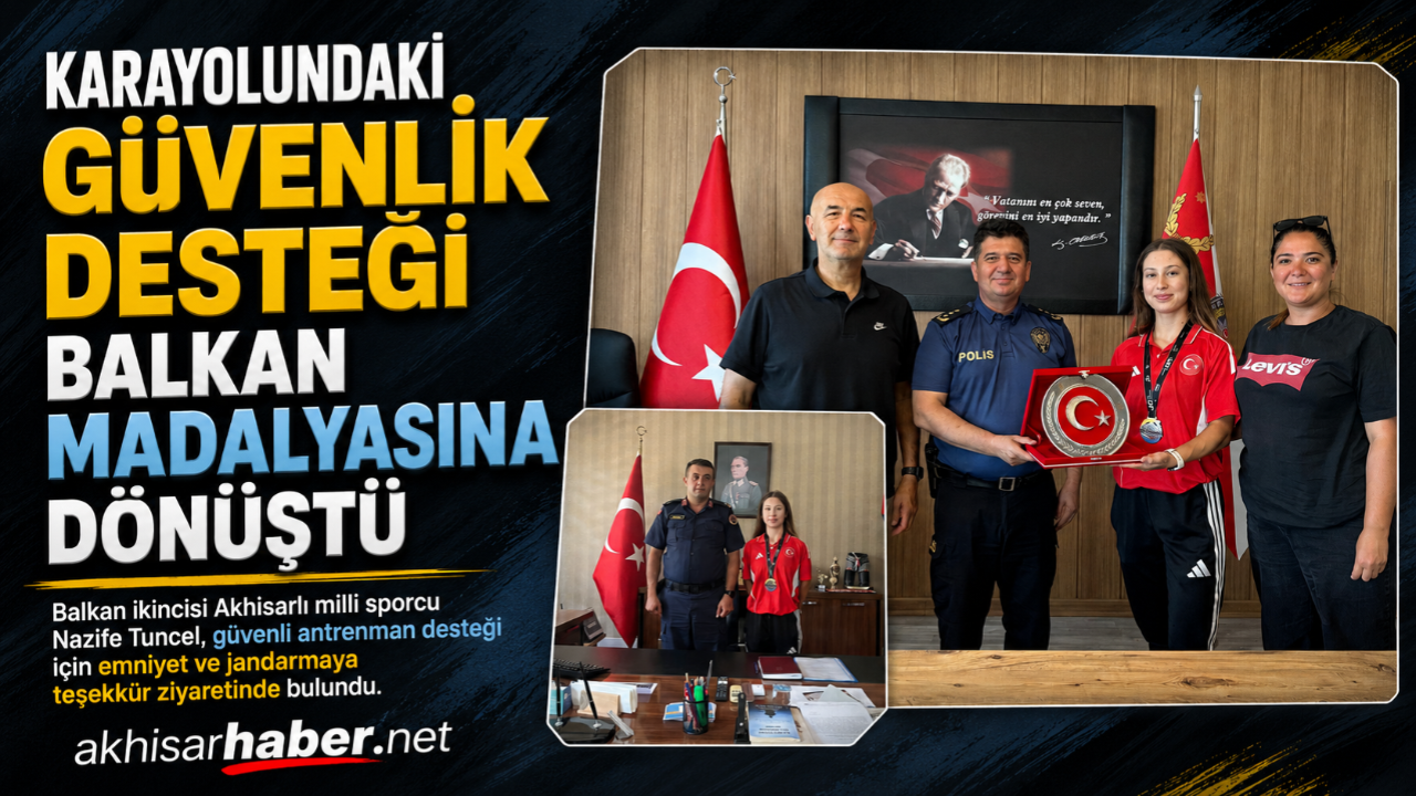 Karayolundaki Güvenlik Desteği Balkan Madalyasına Dönüştü