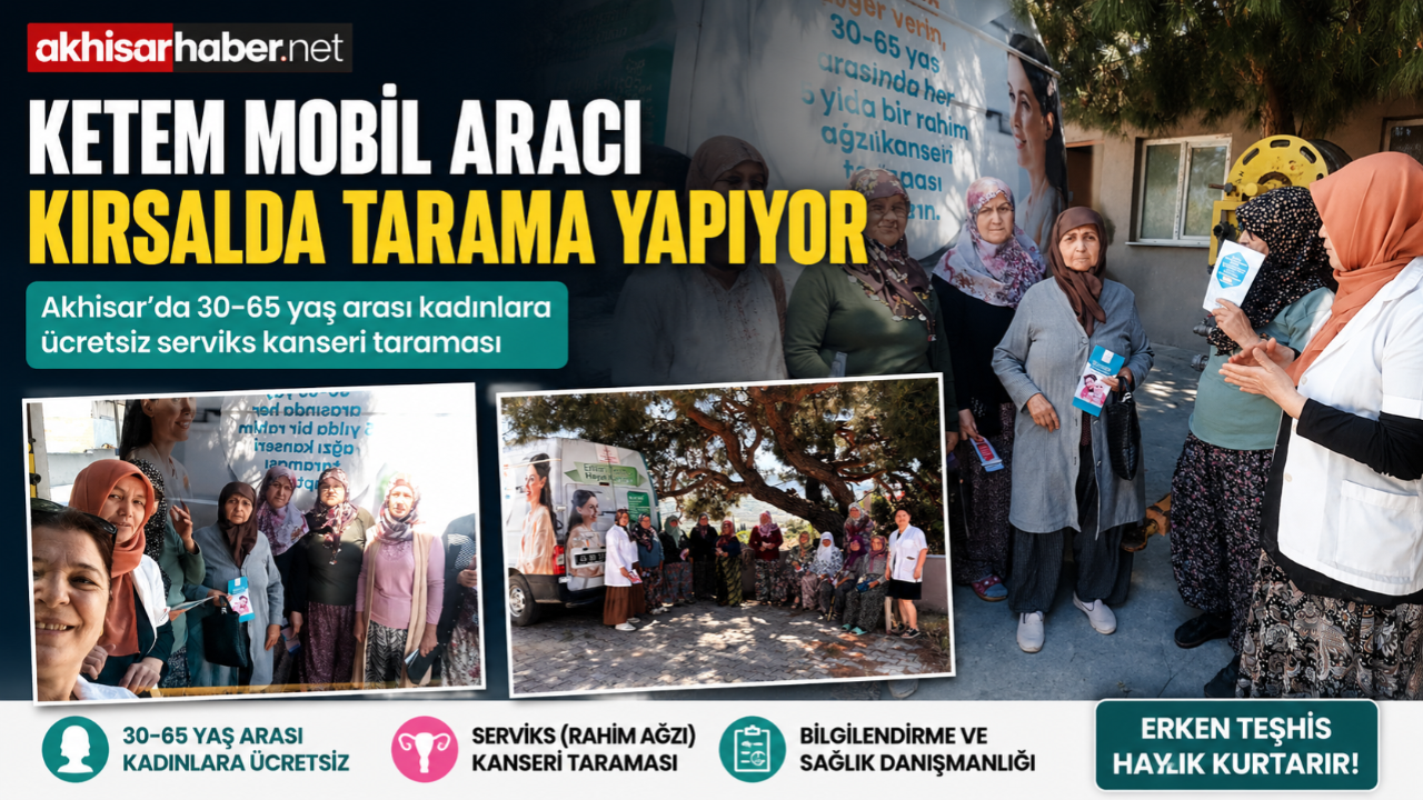 KETEM Mobil Aracı Kırsalda Tarama Yapıyor