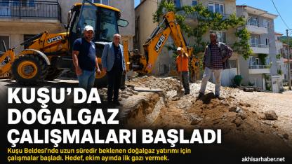 Kuşu Beldesi Doğalgaza Kavuşuyor