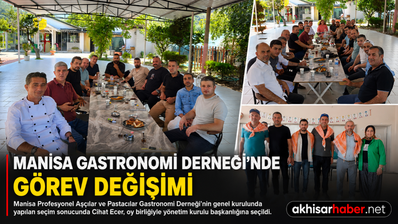 Manisa Gastronomi Derneği'nde Görev Değişimi