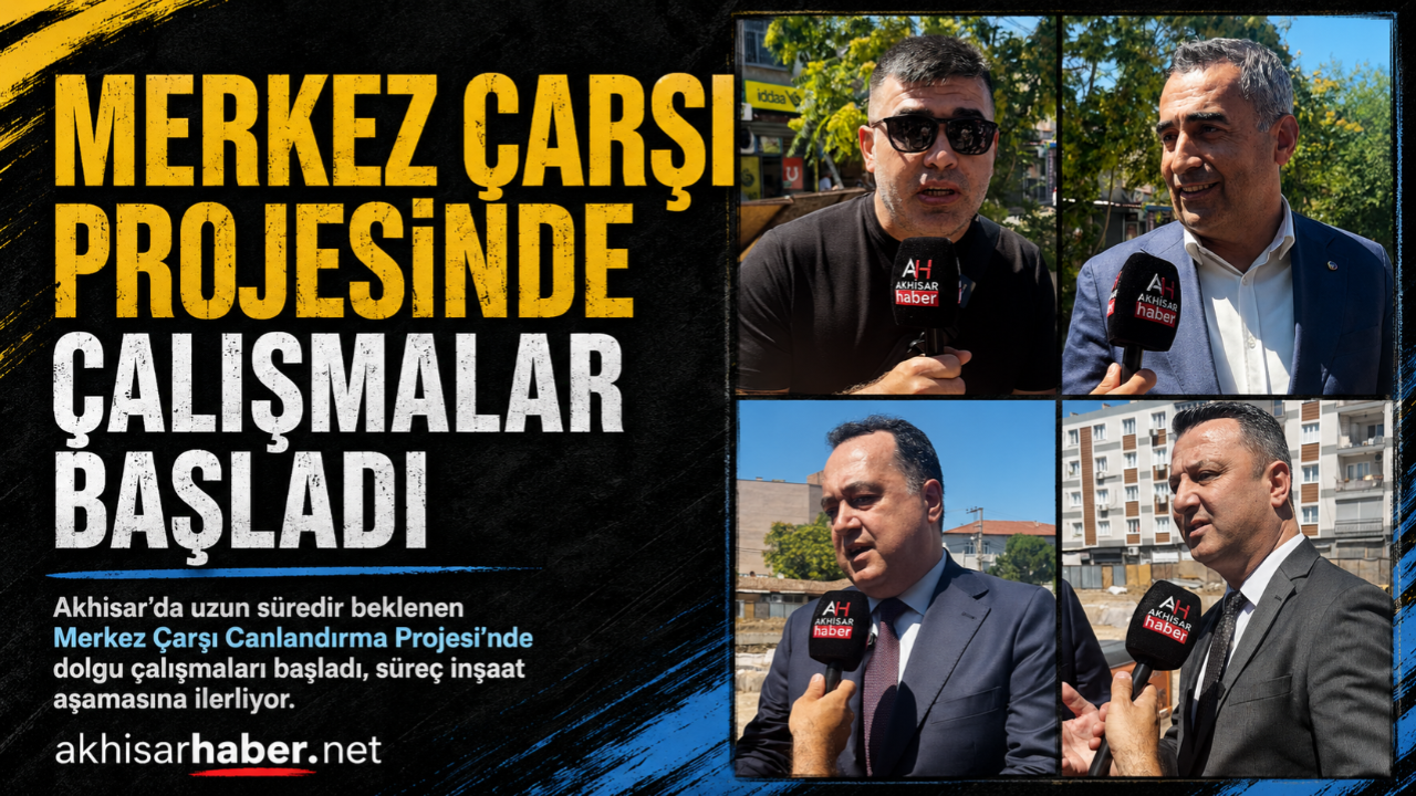 Merkez Çarşı Canlandırma Projesi’nde Çalışmalar Başladı