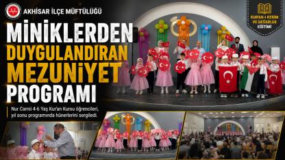 Miniklerden Duygulandıran Mezuniyet Programı