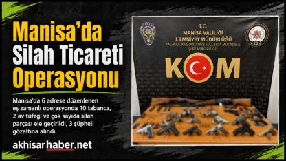 Manisa’da Silah Ticareti Operasyonu: 3 Şüpheli Gözaltına Alındı