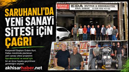 Saruhanlı’da Yeni Sanayi Sitesi İçin Çağrı