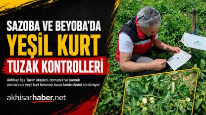 Sazoba ve Beyoba’da Yeşil Kurt Tuzak Kontrolleri Yapıldı