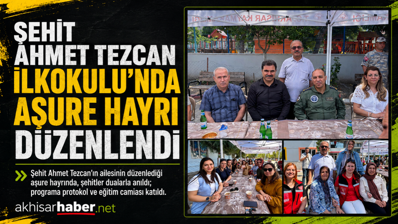 Şehit Ahmet Tezcan İlkokulu’nda Aşure Hayrı Düzenlendi