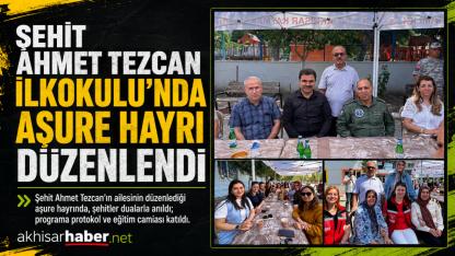 Şehit Ahmet Tezcan İlkokulu’nda Aşure Hayrı Düzenlendi