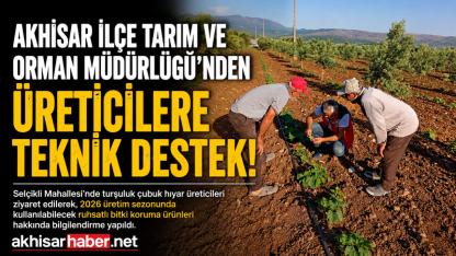 Selçikli’de Turşuluk Hıyar Üreticilerine Teknik Destek