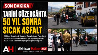 Tarihi Güzergâhta 50 Yıl Sonra Sıcak Asfalt
