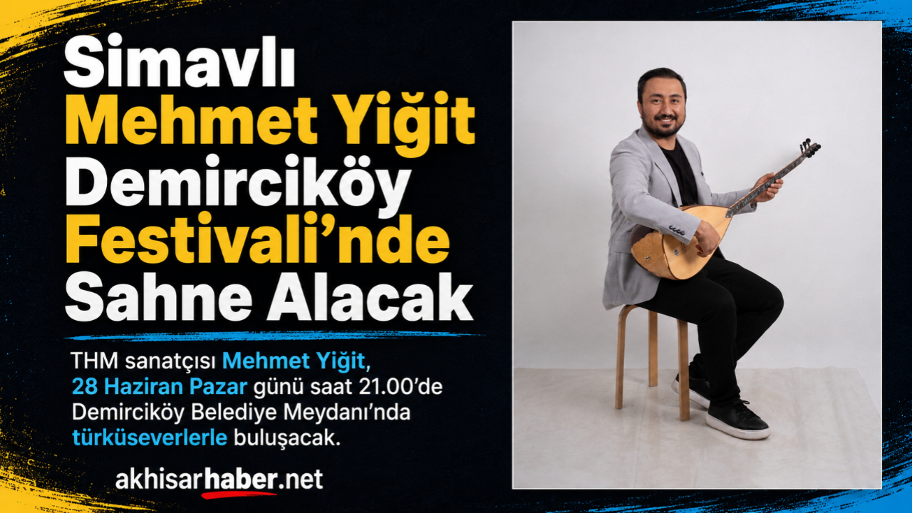 THM Usta Sanatçısı Mehmet Yiğit Demirciköy’de Sahne Alacak