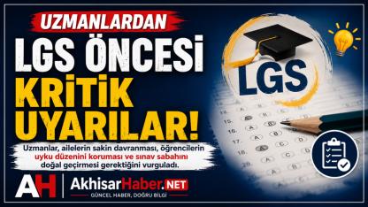 Uzmanlardan LGS Öncesi Kritik Uyarılar