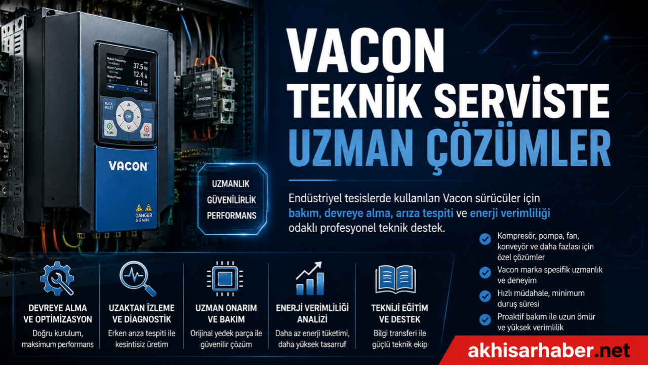 Vacon Teknik Servis: Endüstriyel Güç Elektroniğinde Uzman Çözümler