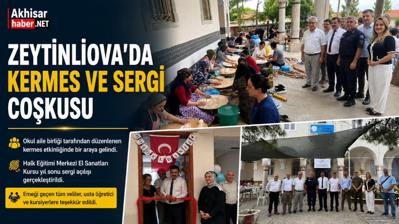 Zeytinliova'da Kermes Ve Sergi Coşkusu