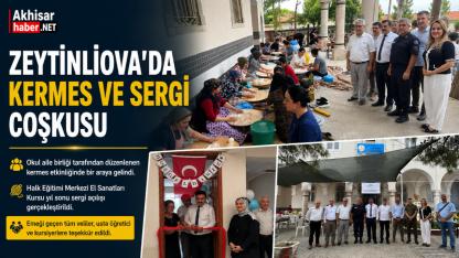 Zeytinliova'da Kermes Ve Sergi Coşkusu