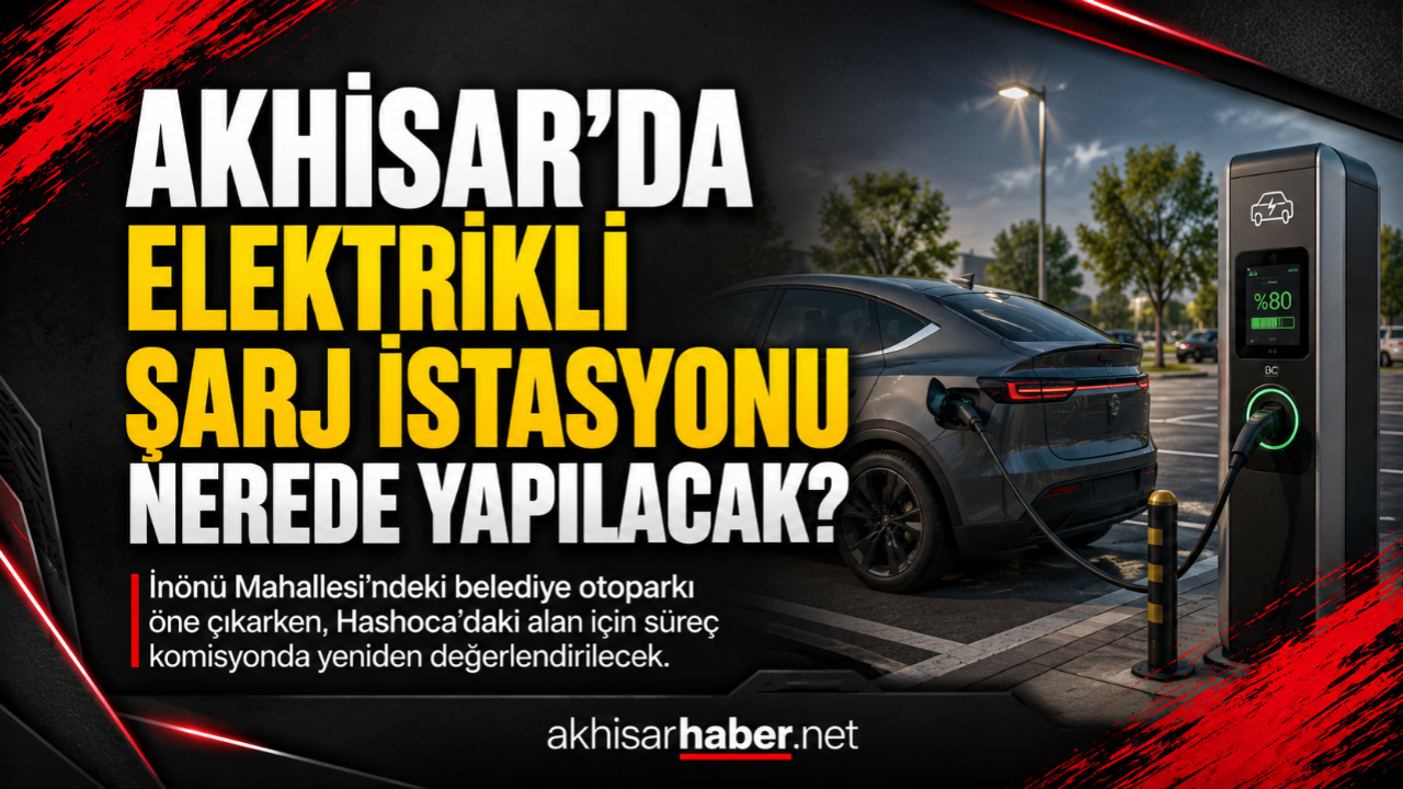 Akhisar’da Elektrikli Şarj İstasyonu Nerede Yapılacak