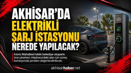 Akhisar’da Elektrikli Şarj İstasyonu Nerede Yapılacak