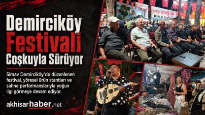 Demirciköy Festivali Yoğun İlgiyle Devam Ediyor